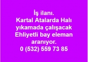 Kartal Atalarda Çalışacak İş İlanı