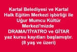 DRAMA TİYATRO VE GİTAR YAZ KURSU KAYITLARI